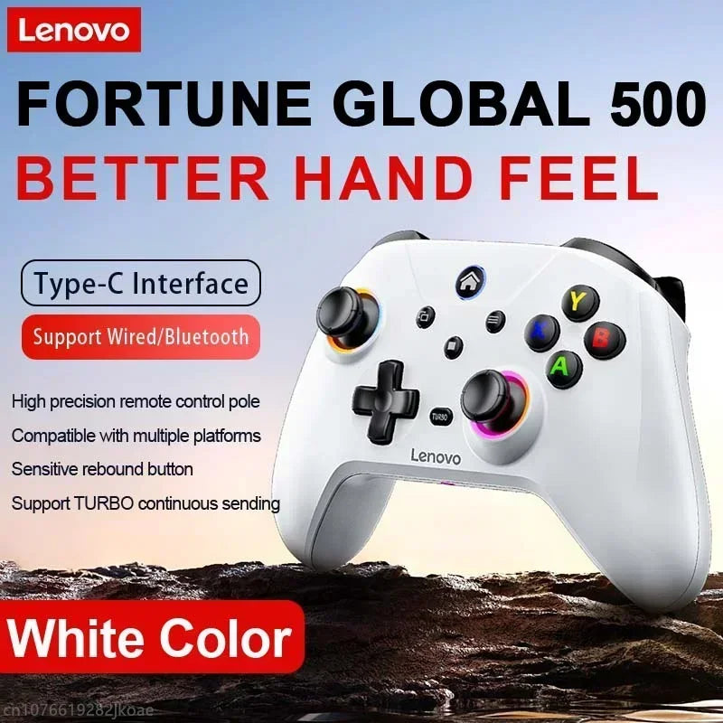 New Lenovo S02 Wireless Controller Bluetooth Gamepad for Nintendo Switch,PC,Android TV,IOS PC Joysticks Six-axis Dual Vibration