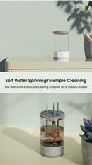 Electric Makeup Brush Cleaner Rechargeable Makeup Brushes Cleaning Tool Automatic Makeup Brush Cleaning Stand Device