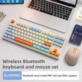 M87 Wireless Keyboard, 87keys Dual Mode Bluetooth Keyboard with Rainbow-light RGB,PBT Ballcaps Design Gaming Keyboard