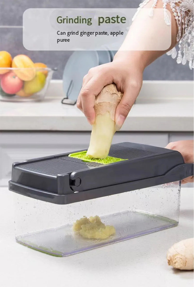 Portable Vegetable Cutter Shredder Multifunctional Slicer Potato Chopper Carrot Grater Reusable Fruit Veggie Cutting Tool