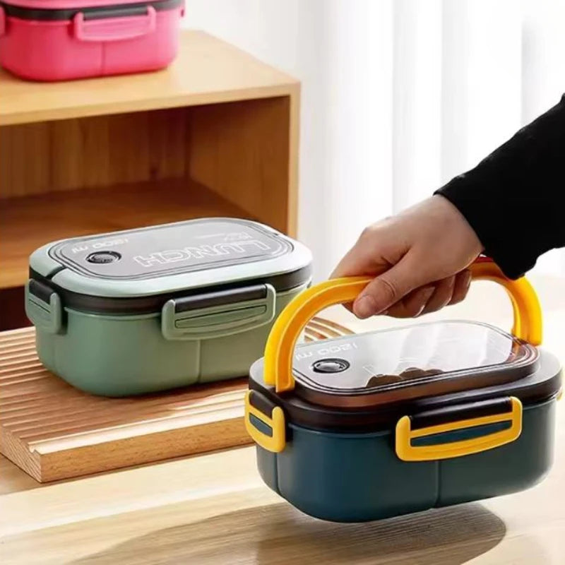 Kitchen Fruit Food Lunch Box With For Easy Carrying Outdoor Camping Picnic Food Microwave Safe And Convenient Heating Lunch Box