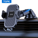 TOPK Car Phone Holder Gravity Stand for iPhone Xiaomi Samsung Car Mobile Support for Dashboard Windshield Air Vent Phone Mount