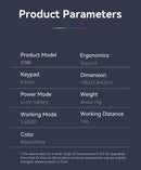 Bluetooth 5.2 Mouse RGB 2.4G Wireless Mouse Dual-Mode Gaming Mouse 6 Buttons Silent Mouse For MacBook Tablet Laptops Computer