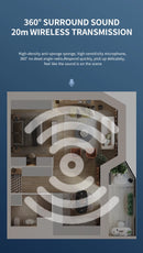 Basix 2.4G Wireless Lavalier Microphone Portable Audio Video Recording Mini Mic for iPhone Android Live Broadcast Gaming Phone