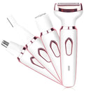 4 in 1 Electric Epilator Bikini Eyebrow Nose Women Lady Facial Hair Removal Trimmer Face Body Painless Female Shaver Depilator