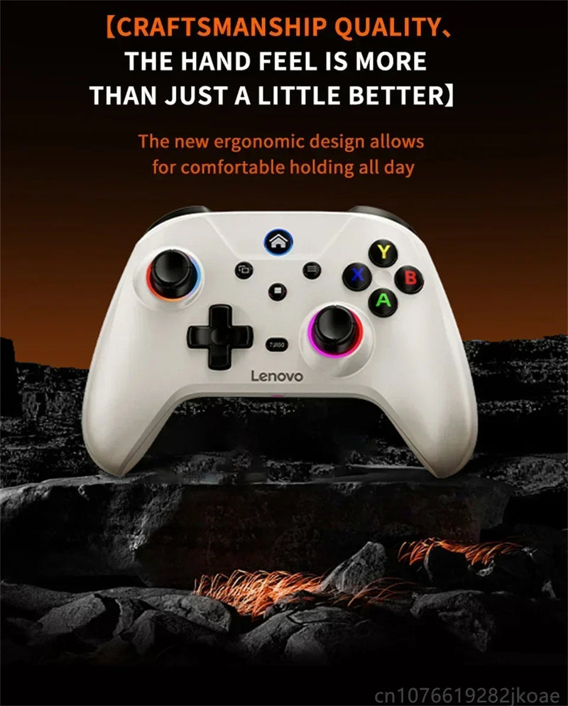 New Lenovo S02 Wireless Controller Bluetooth Gamepad for Nintendo Switch,PC,Android TV,IOS PC Joysticks Six-axis Dual Vibration