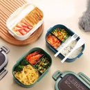Kitchen Fruit Food Lunch Box With For Easy Carrying Outdoor Camping Picnic Food Microwave Safe And Convenient Heating Lunch Box