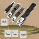 7/16/18Pcs Manicure Set Stainless Steel Professional Pedicure Kit Nail Grooming Kit Clippers Kit with Black PU Leather Case