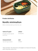 Kitchen Fruit Food Lunch Box With For Easy Carrying Outdoor Camping Picnic Food Microwave Safe And Convenient Heating Lunch Box