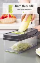 Portable Vegetable Cutter Shredder Multifunctional Slicer Potato Chopper Carrot Grater Reusable Fruit Veggie Cutting Tool