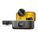 Wireless Lapel Microphone USB-C/iOS Interface Lavalier Mic Noise Cancel 164ft Range for Android/iPhone/Camera/PC/Laptop