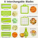 Portable Vegetable Cutter Shredder Multifunctional Slicer Potato Chopper Carrot Grater Reusable Fruit Veggie Cutting Tool