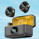 Wireless Lapel Microphone USB-C/iOS Interface Lavalier Mic Noise Cancel 164ft Range for Android/iPhone/Camera/PC/Laptop