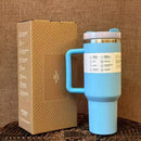2025New Arrivals Thermal Coffee Cup with Straw Stainless Steel Vacuum Insulated Tumbler 40oz Thermal Iced Travel Cup for Outdoor