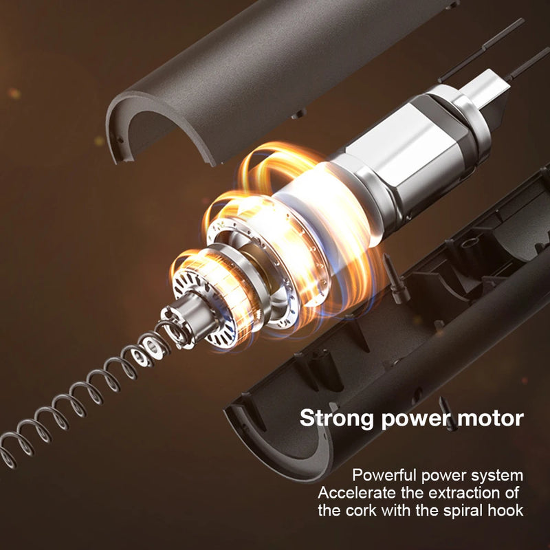 Rechargeable Electric Wine Bottle Opener Set Automatic Red Wine Corkscrew USB Charging Wine Opener Wine Tools Kitchen Products ﻿