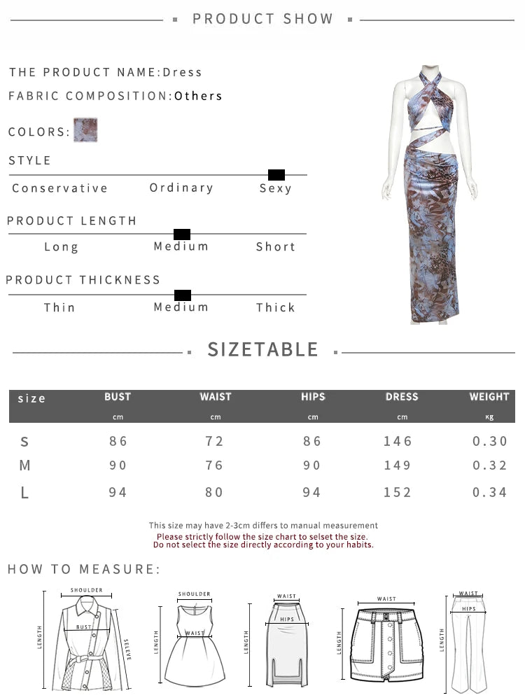 Nibber Irregular Ruched Gradient Print Women Dress Y2K Halter Fashion Backless Sleeveless Sexy Slim Vacation Clubwear Vestidos