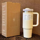 2025New Arrivals Thermal Coffee Cup with Straw Stainless Steel Vacuum Insulated Tumbler 40oz Thermal Iced Travel Cup for Outdoor